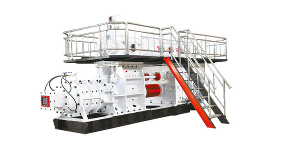 Two Stage Vacuum Red 40000pcs Automatic Brick Making Machine