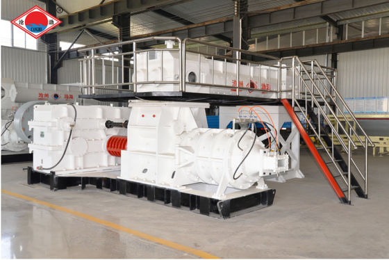 Two Stage Vacuum Red 40000pcs Automatic Brick Making Machine